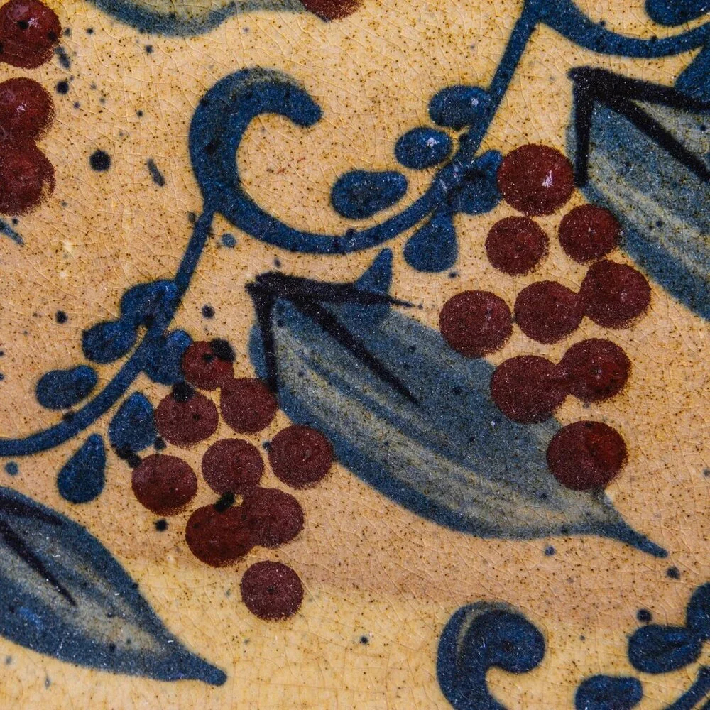 FF Griffi Corsican Ceramic Tray - Signed Terraghja Di Corti Handcrafted Tray - Picture 8 of 10